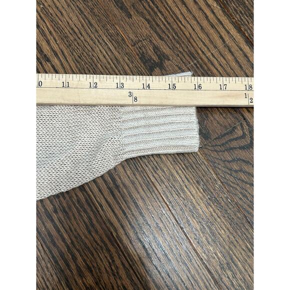 NWT Madewell Women's Oat Linen Drop Shoulder Pullover Sweater NQ344 Size Small - Picture 10 of 10